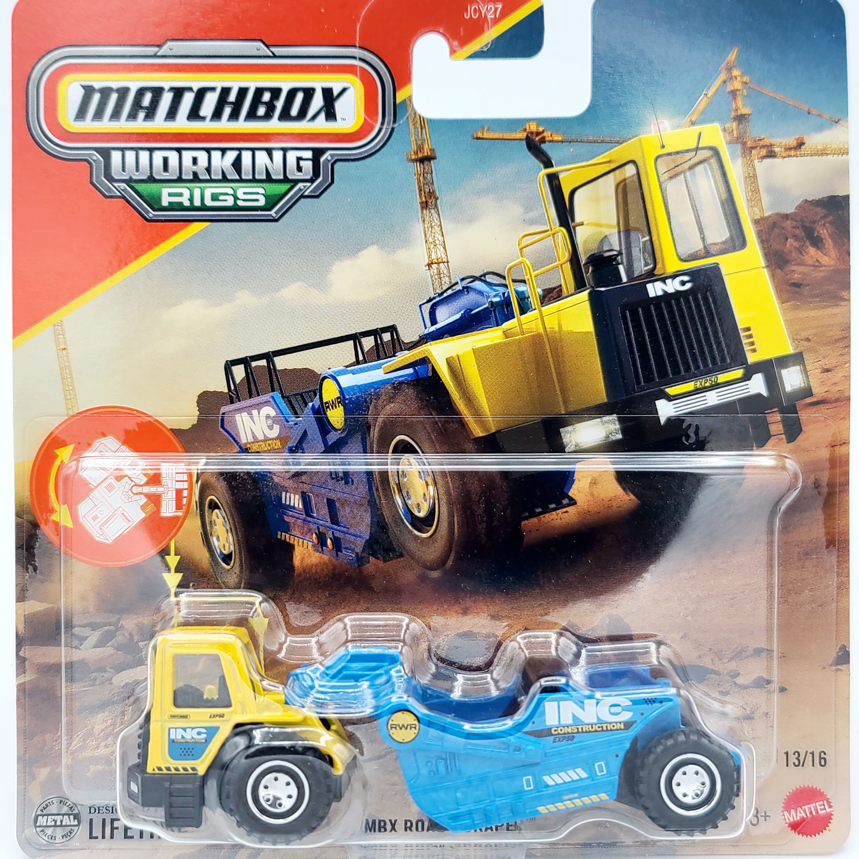 Matchbox - Working Rigs 2025 Mix 4 (Set of 4 Vehicles)